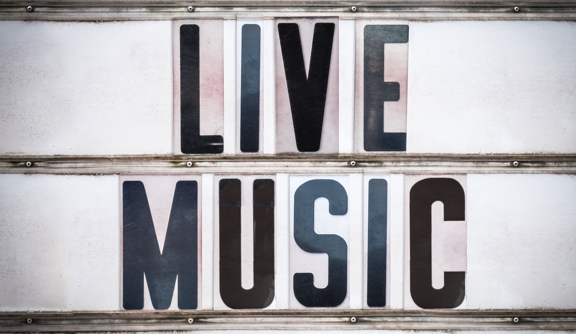 live music sign